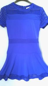 NWT Michael Kors Blue Knee-length Dress Size M